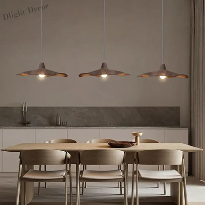 Vintage Wabi-Sabi Wind E27 LED Pendant Lights - Illuminate Your Restaurant, Cafe, and Home with Timeless Charm