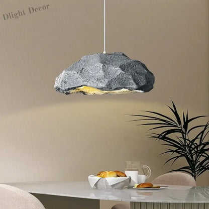 Wabi Sabi Designer Pendant Lamp - Minimalist LED Chandeliers for Restaurant, Bedroom, and Creative Home Decor