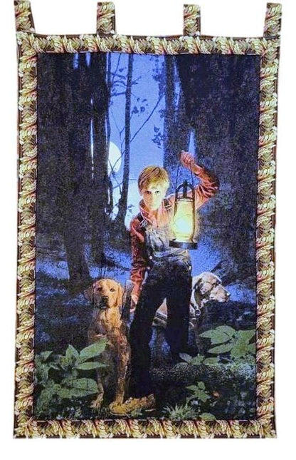 Tache Where the Red Fern Grows Tapestry Decorative Wall Hanging 28 x 47 (12243)