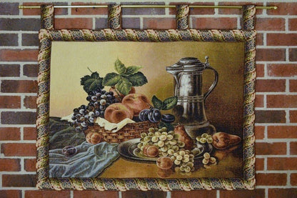 Tache Tapestry Fruit Bouquet Seasonal Harvest Feast Wall Hanging Art 33 x 24 (13123)