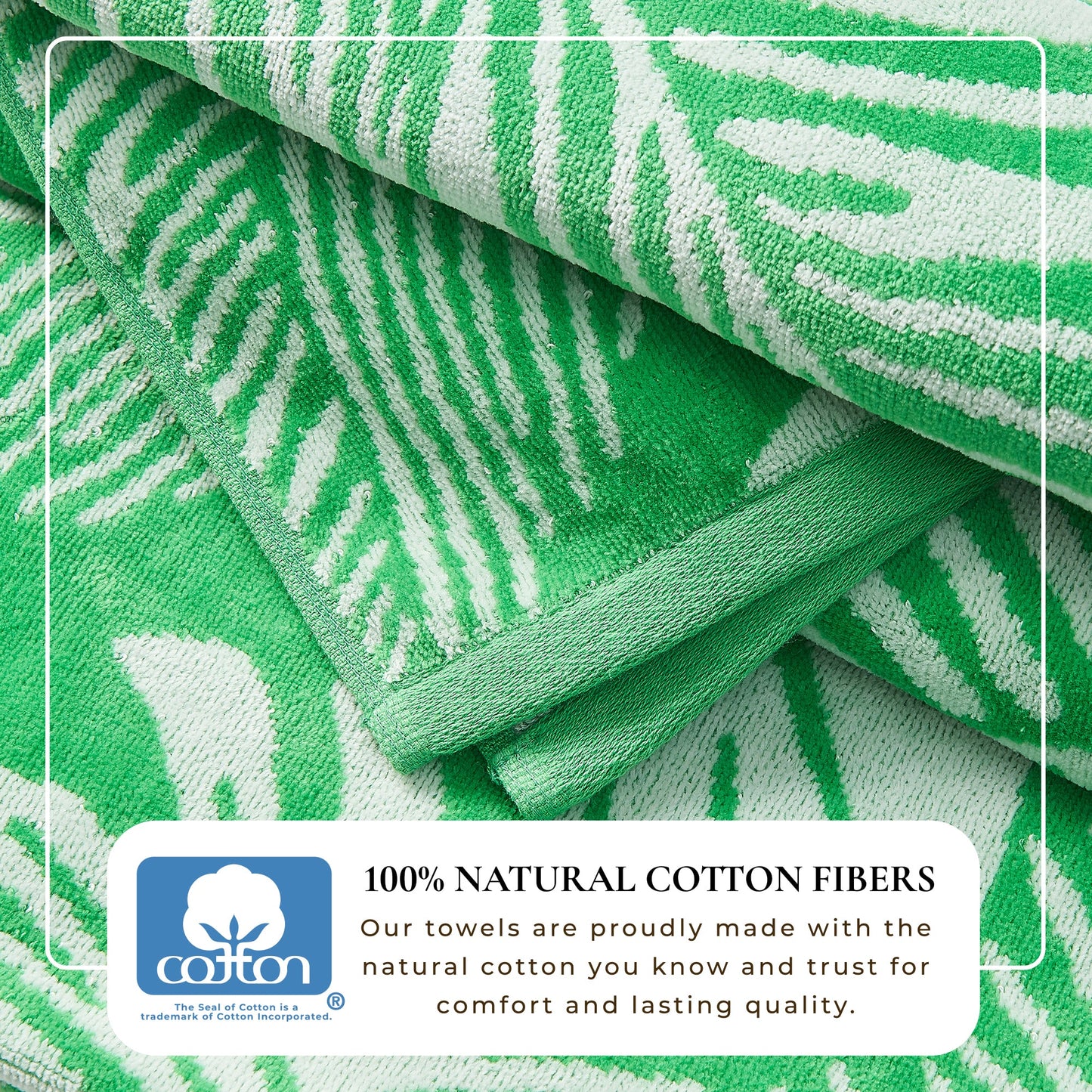 Cotton Velour Beach Towel - Maui Collection