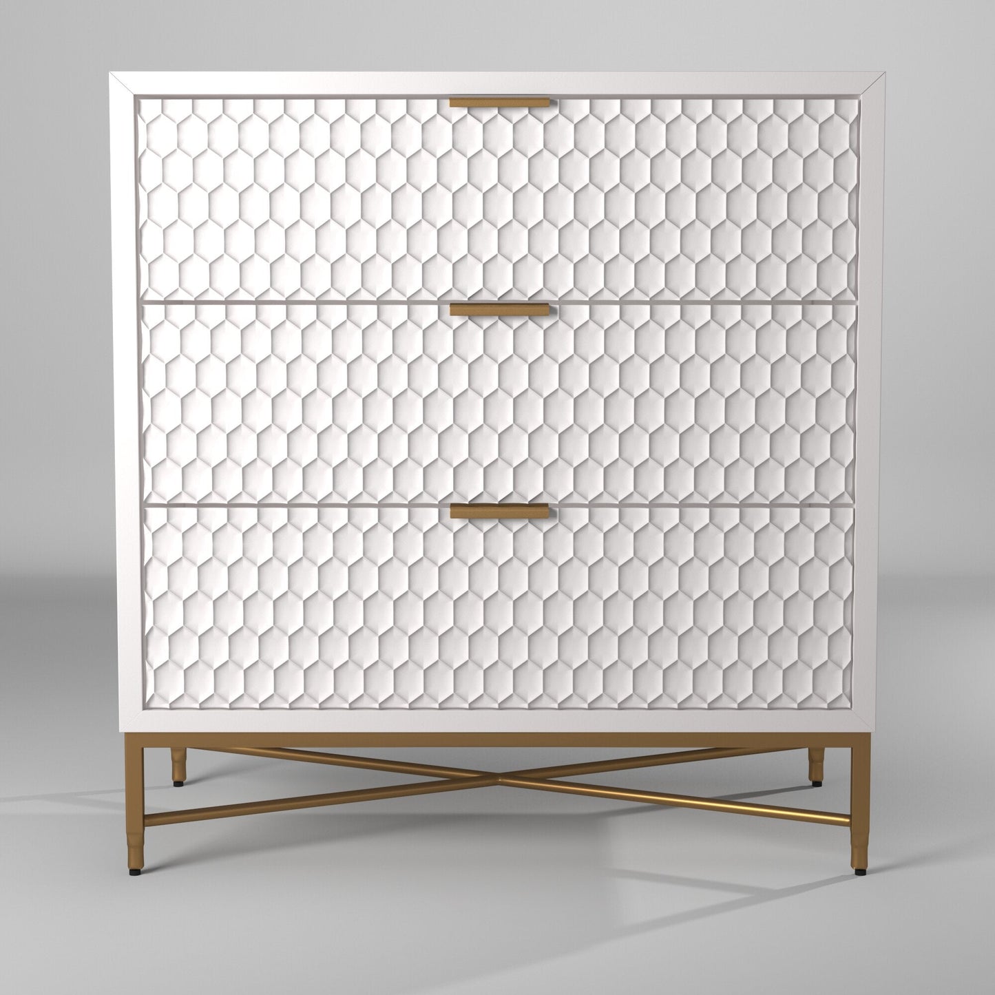 White Pearl Accent Chest