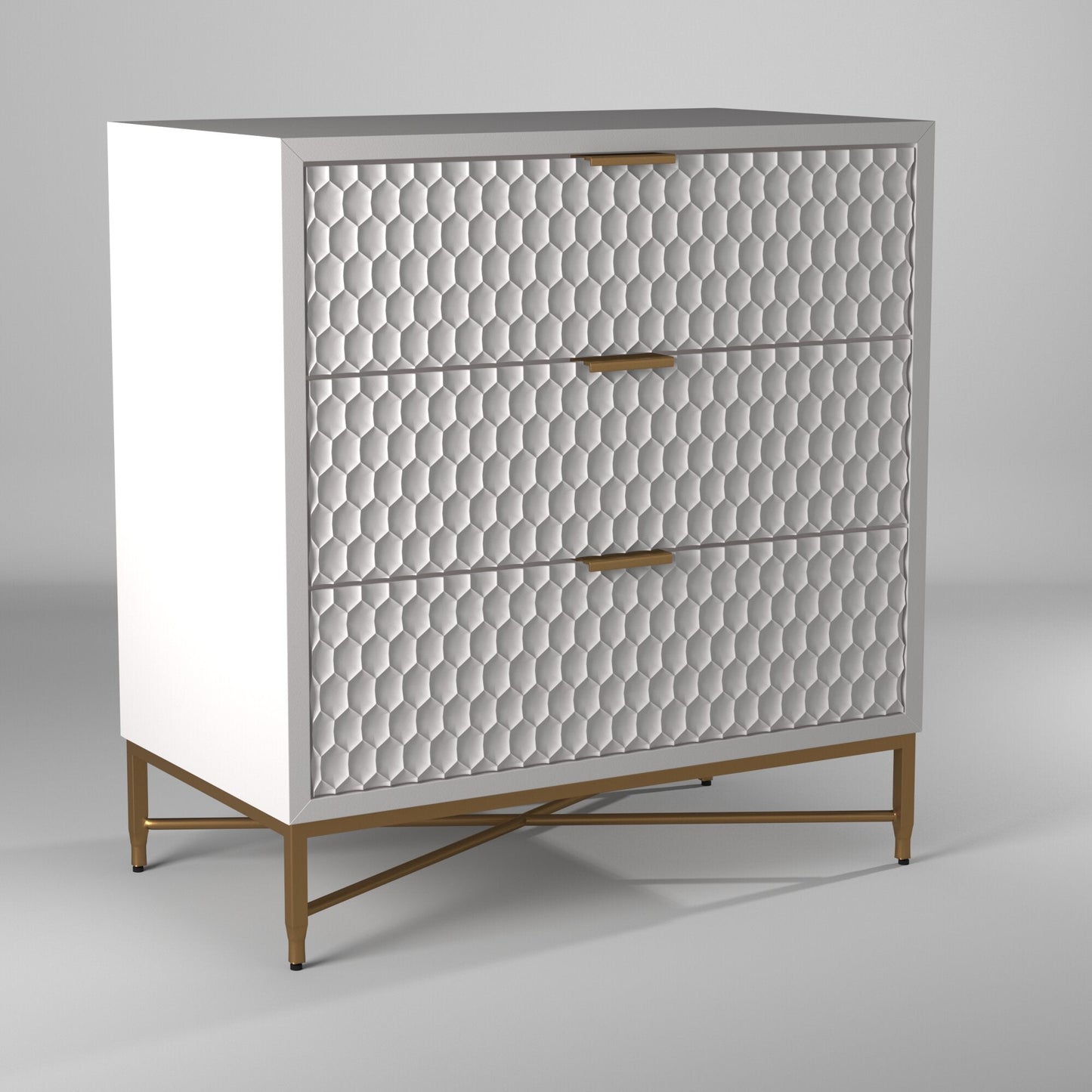 White Pearl Accent Chest