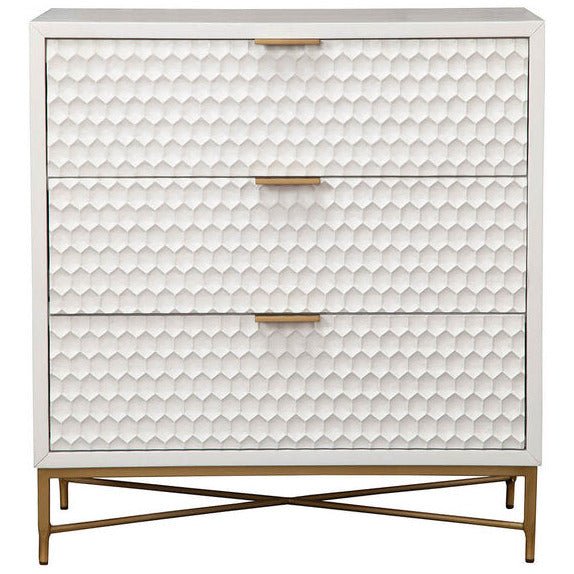 White Pearl Accent Chest