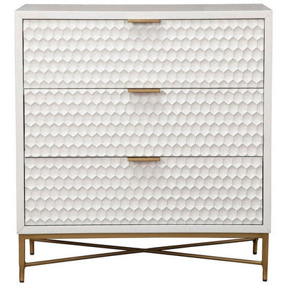 White Pearl Accent Chest