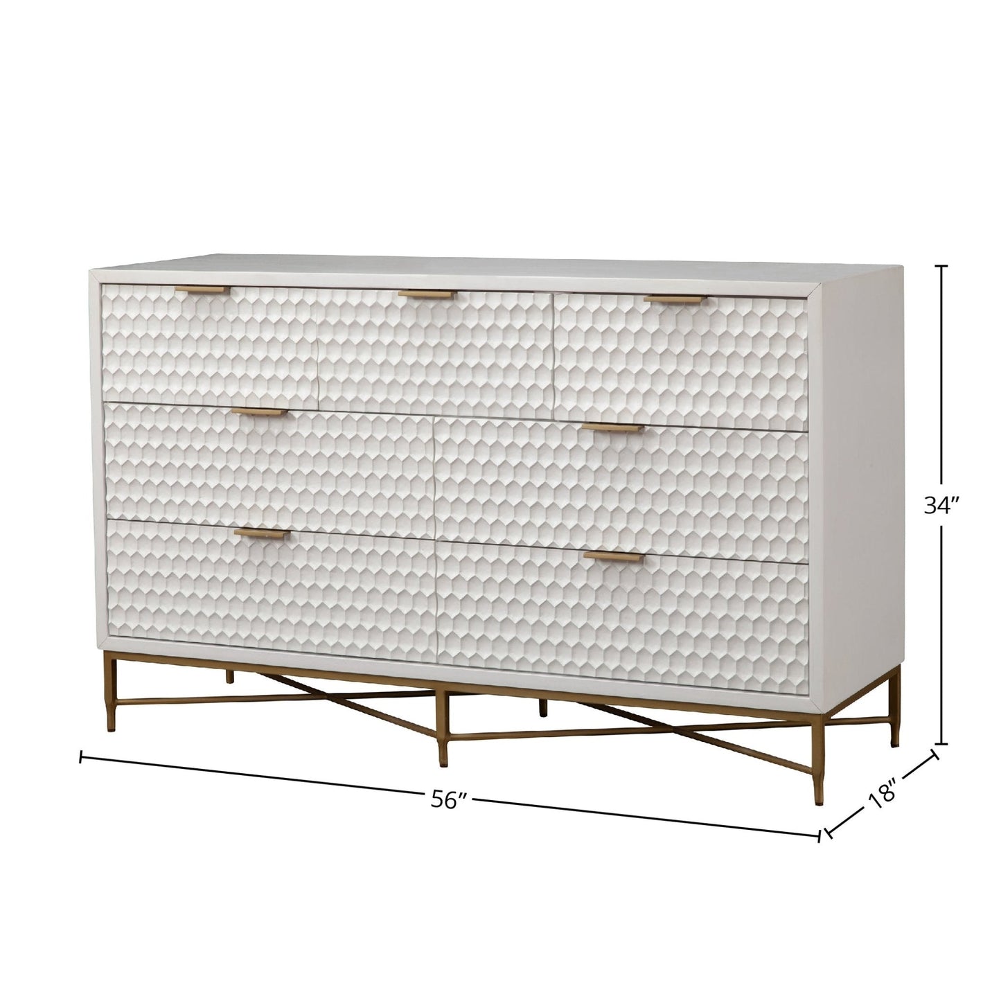 White Pearl Dresser