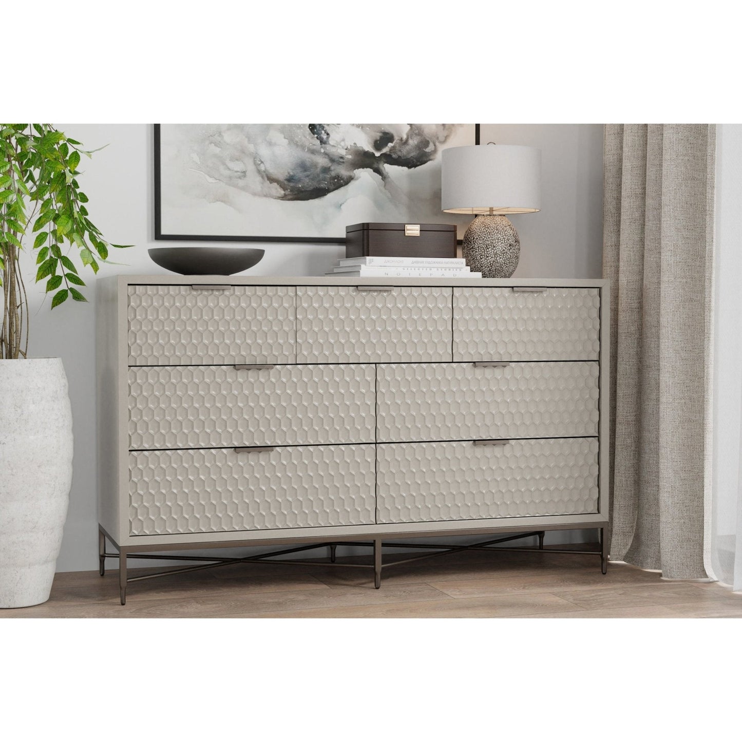 White Pearl Dresser