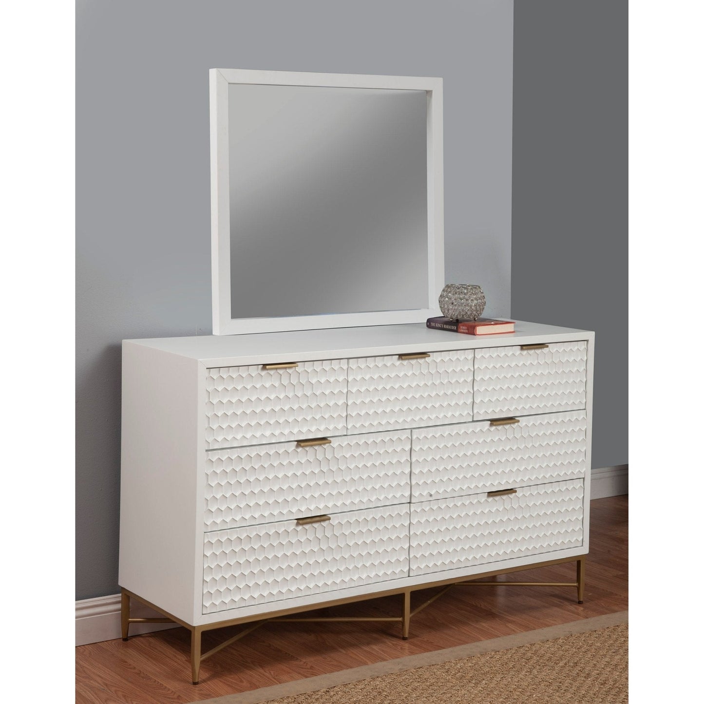 White Pearl Dresser