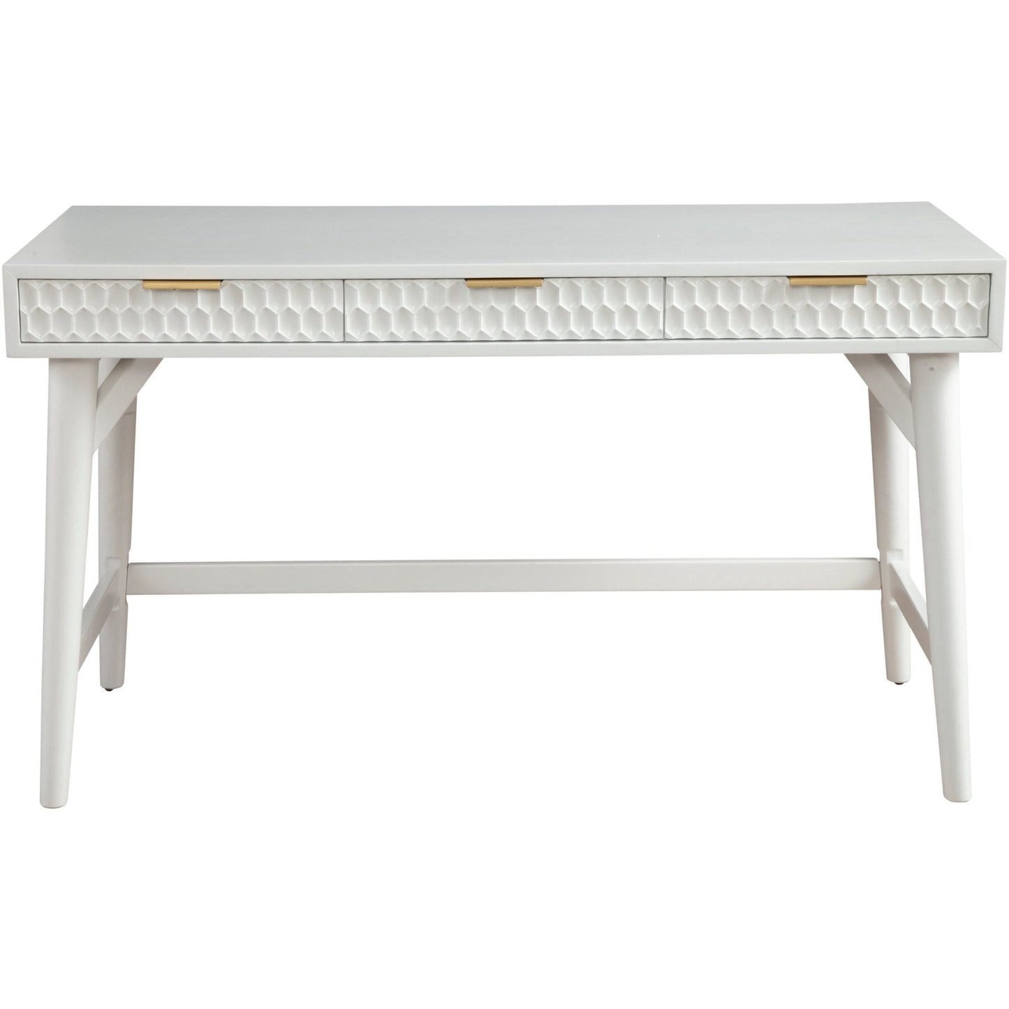 White Pearl Large Desk
