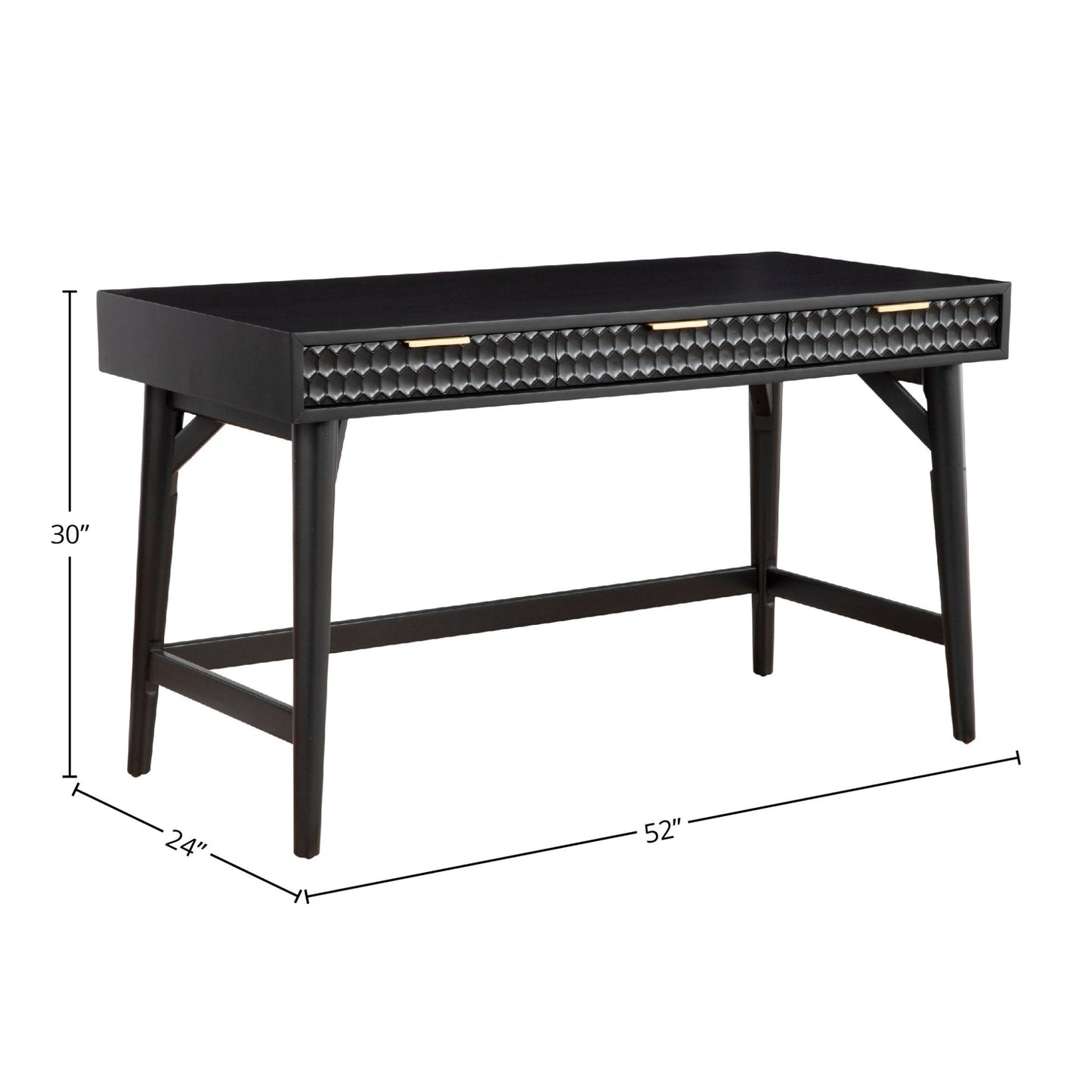 White Pearl Large Desk