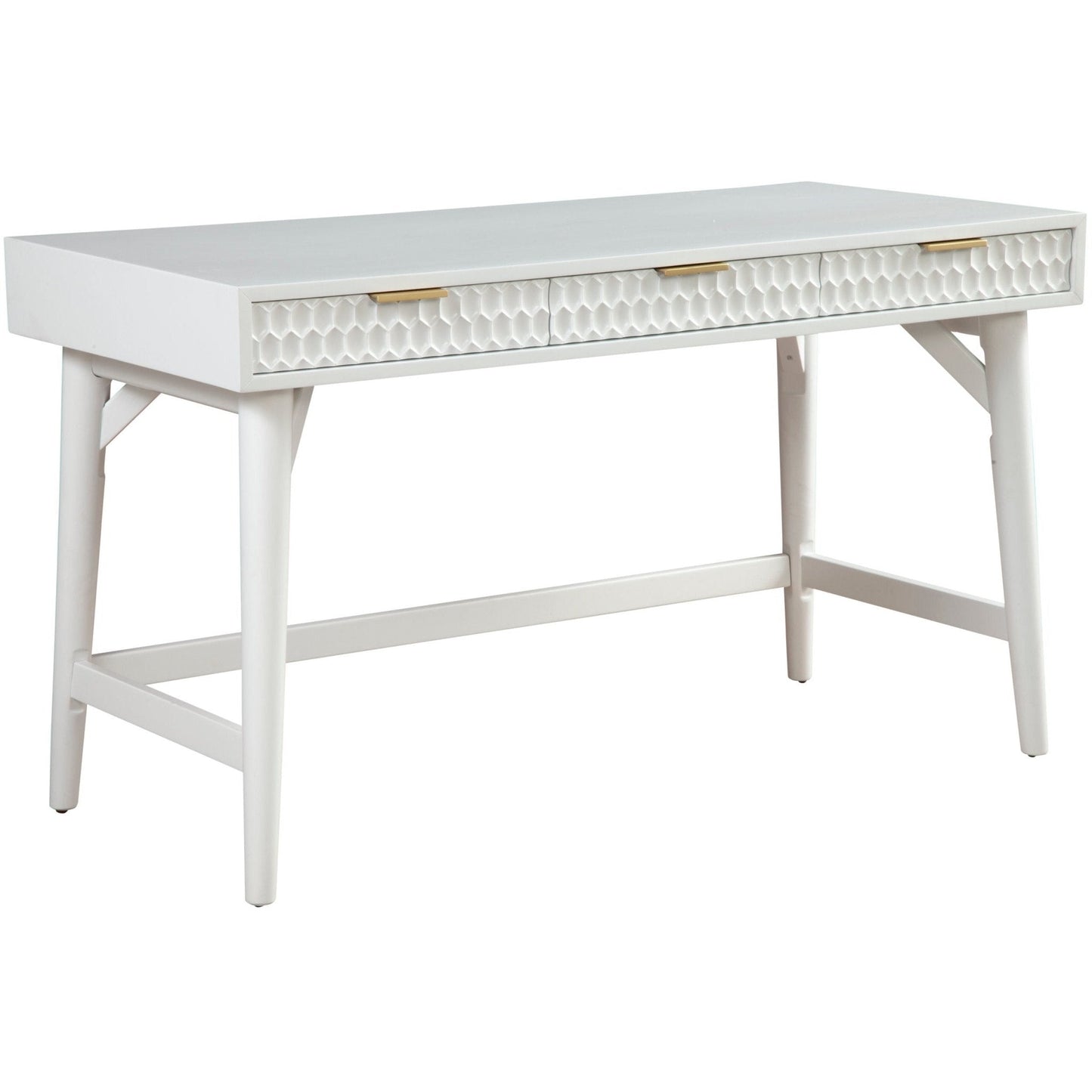 White Pearl Large Desk