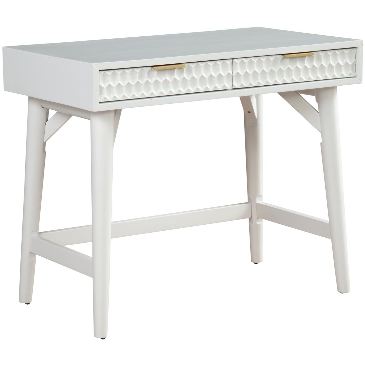 White Pearl Mini Desk