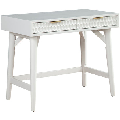 White Pearl Mini Desk