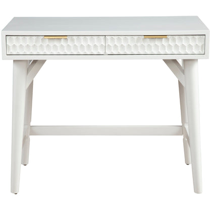 White Pearl Mini Desk