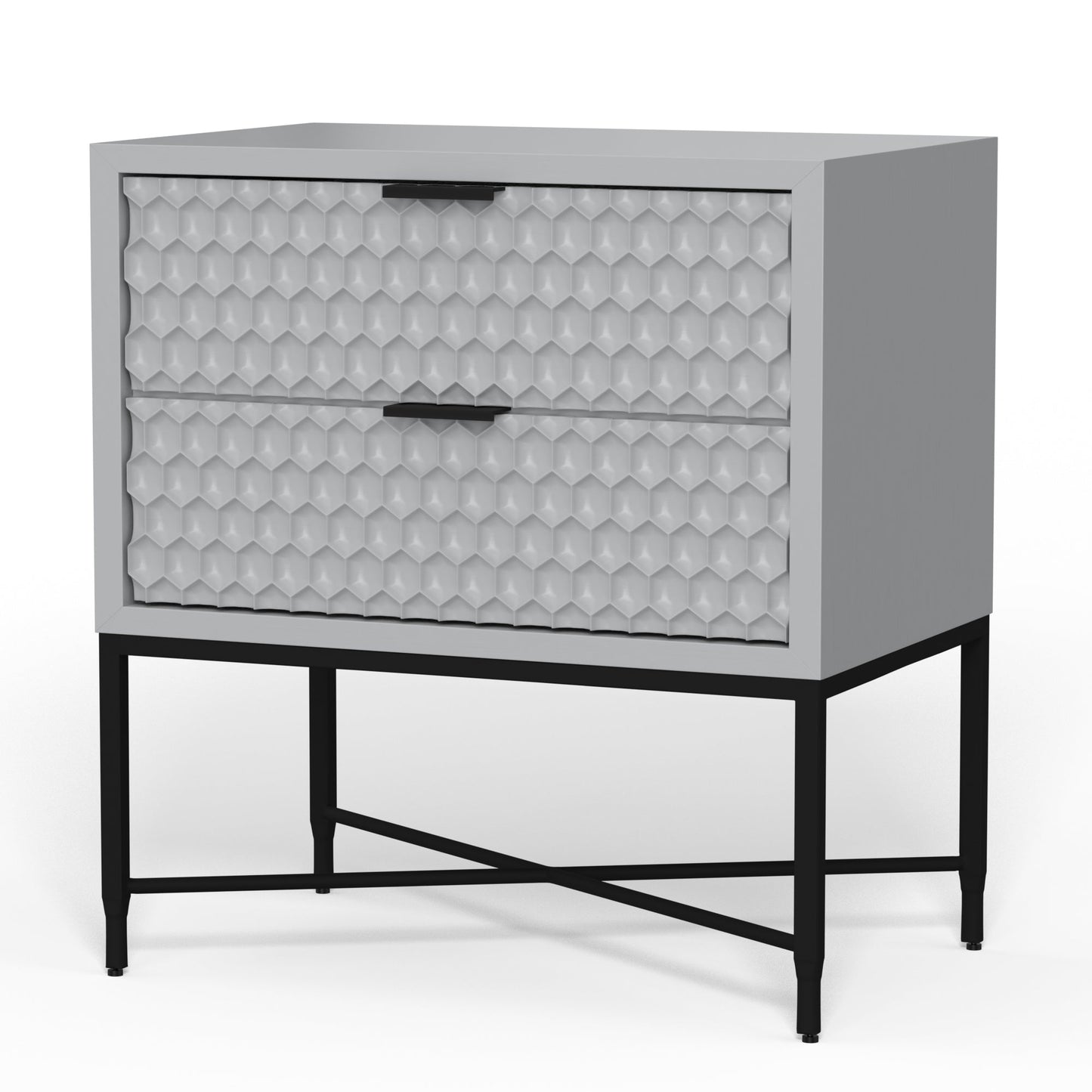 White Pearl Nightstand