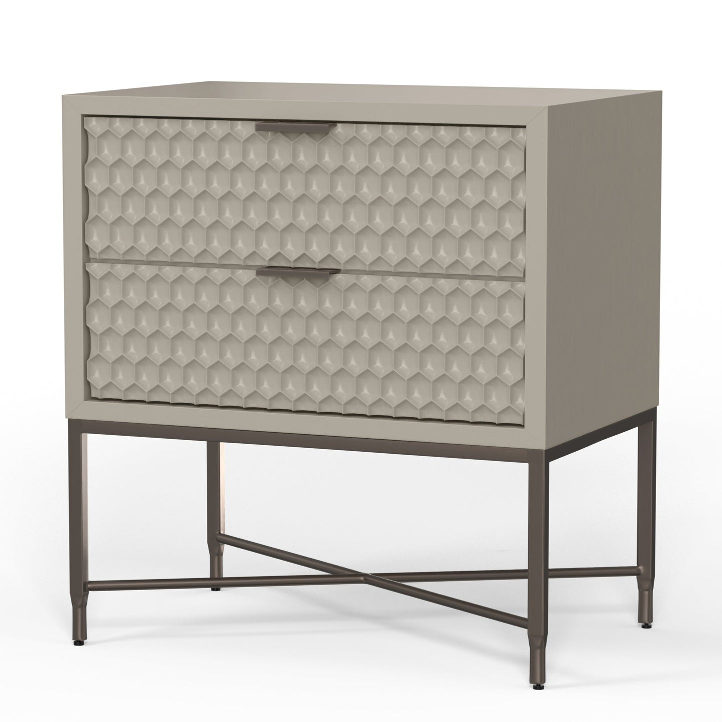 White Pearl Nightstand