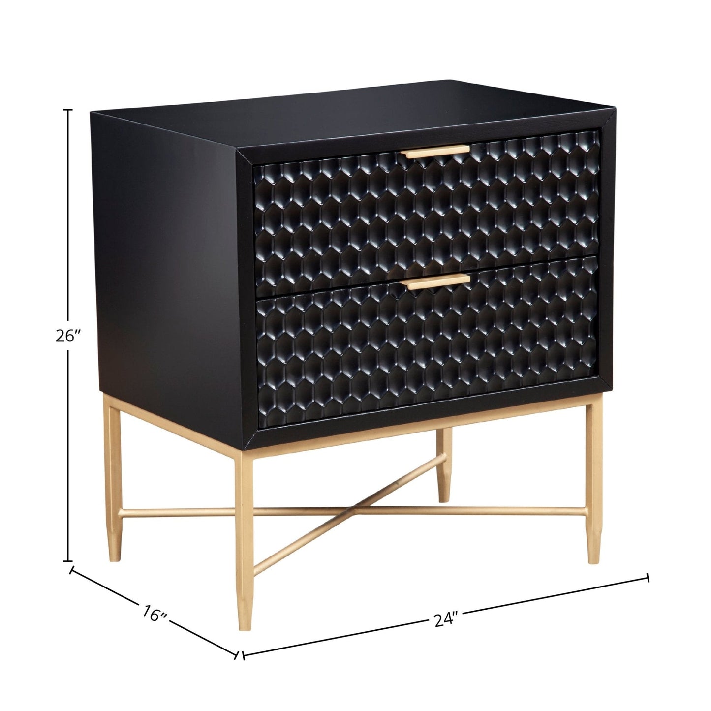White Pearl Nightstand