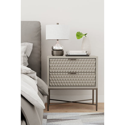 White Pearl Nightstand
