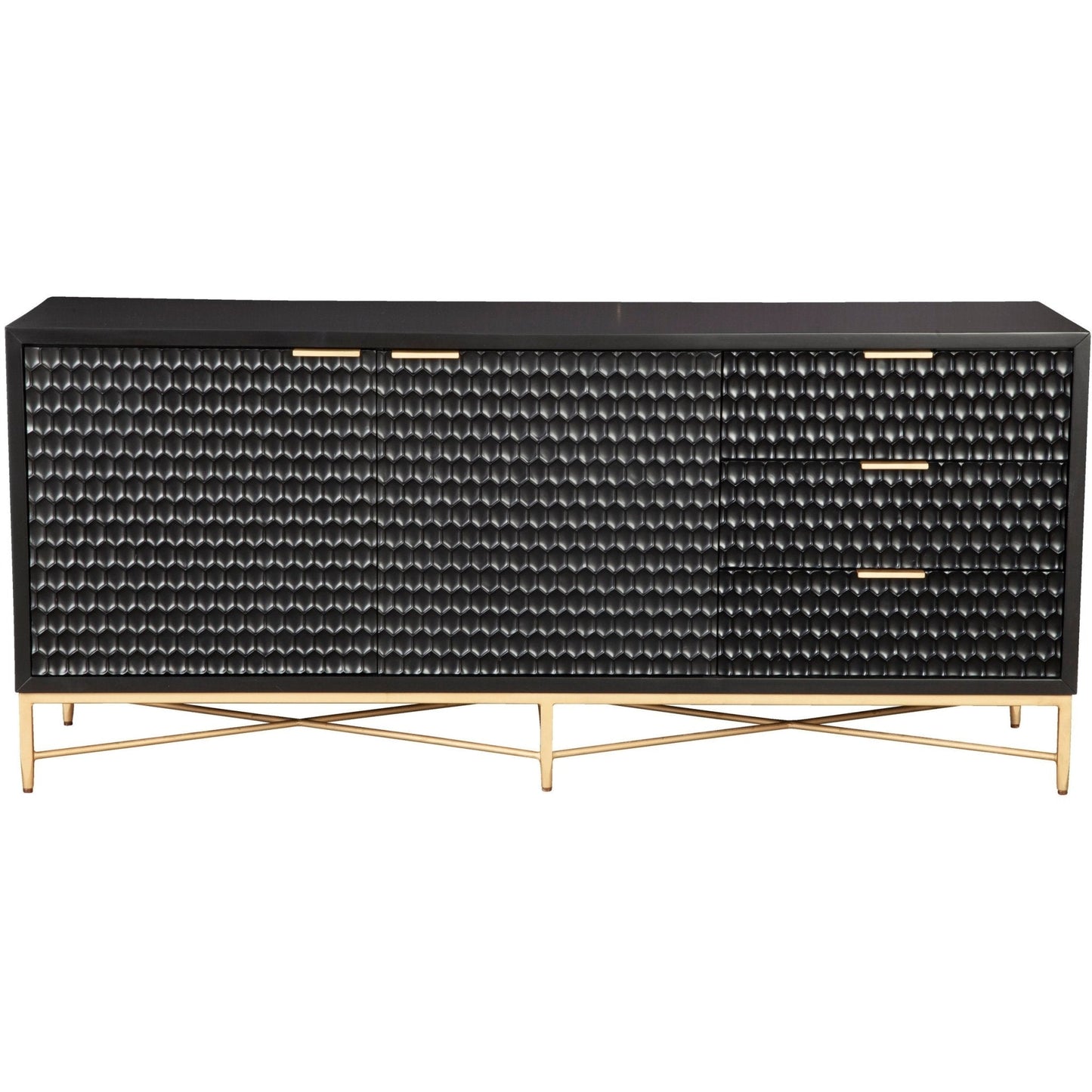 White Pearl TV Console
