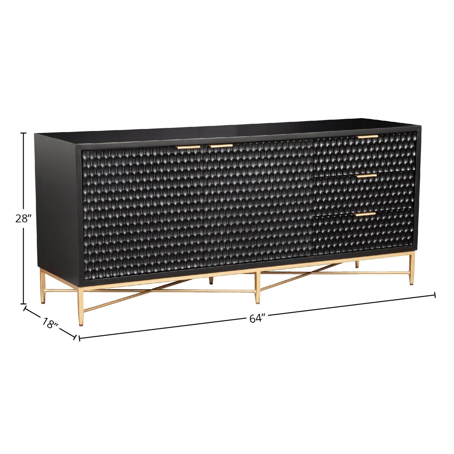 White Pearl TV Console