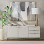 White Pearl TV Console