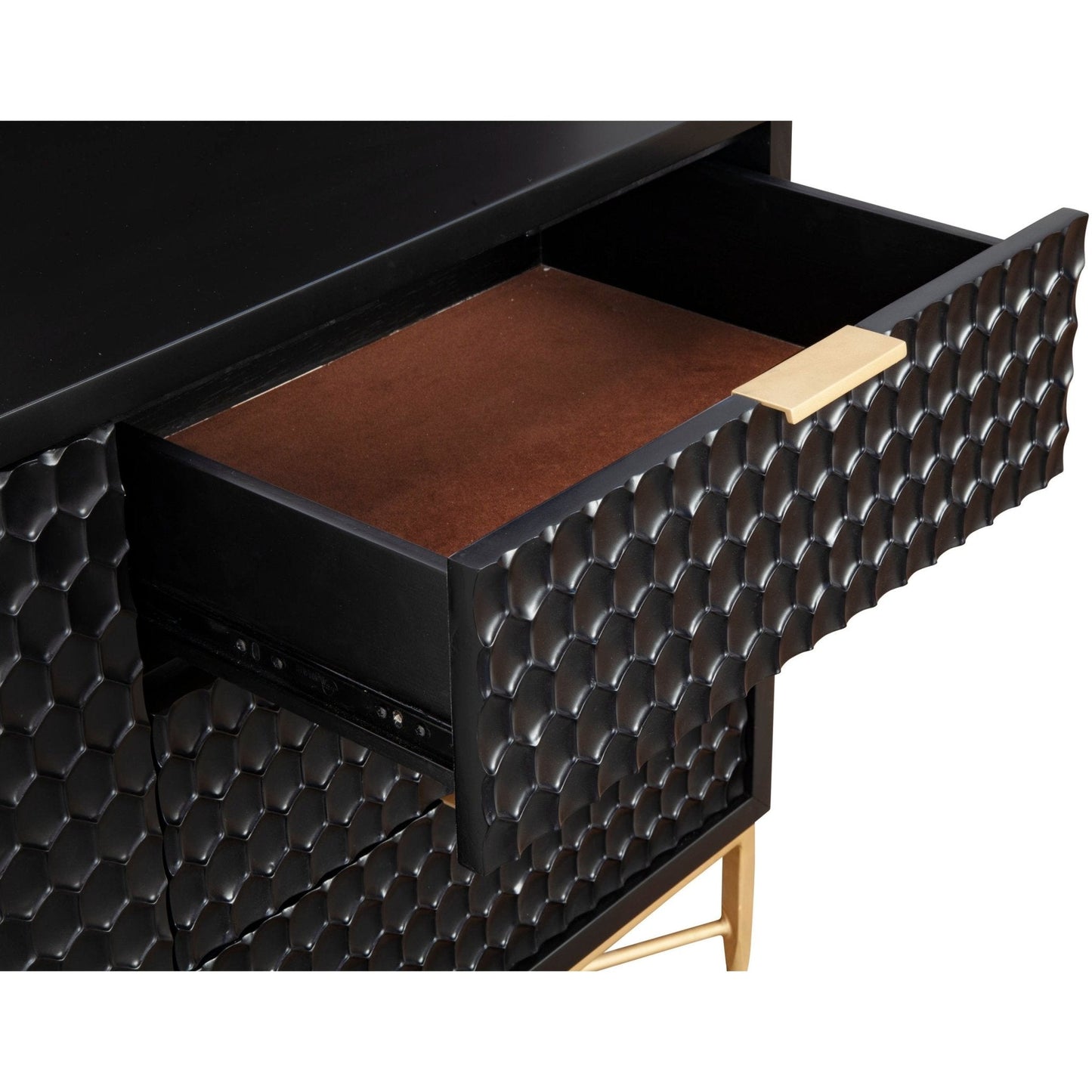 White Pearl TV Console