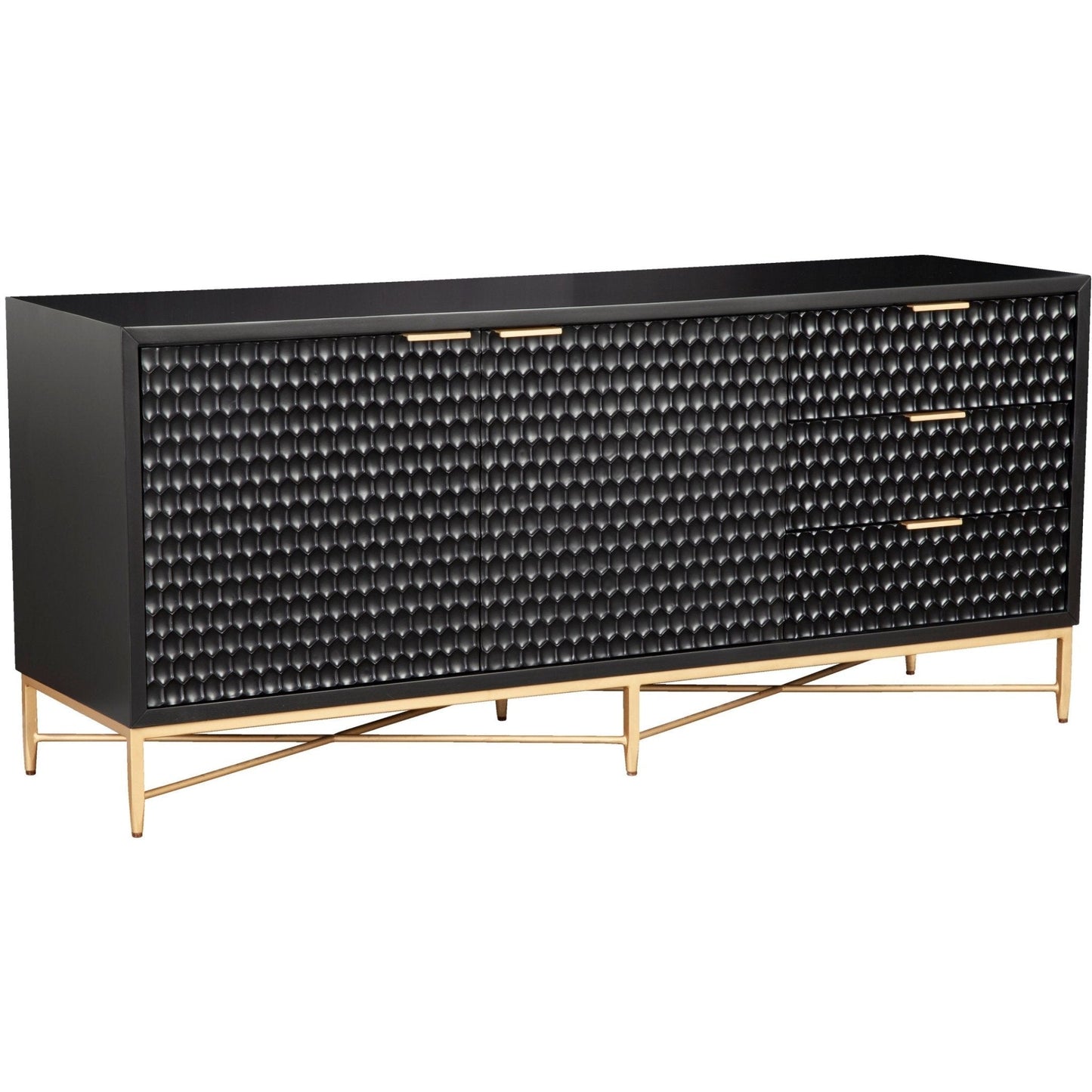 White Pearl TV Console