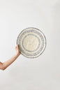 White Washed Handwoven Wall Basket