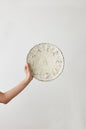 White Washed Handwoven Wall Basket
