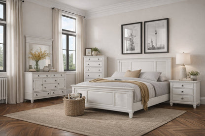 Winchester Mirror, White