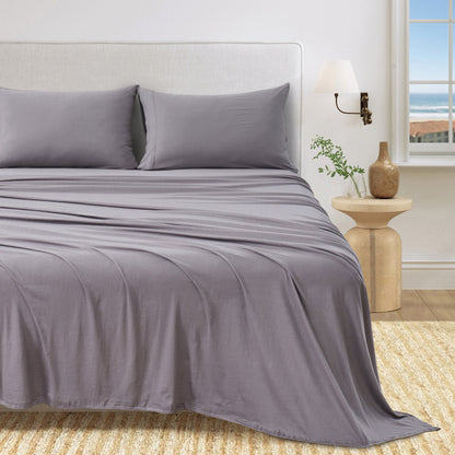 100% Organic Cotton Jersey Knit Sheets